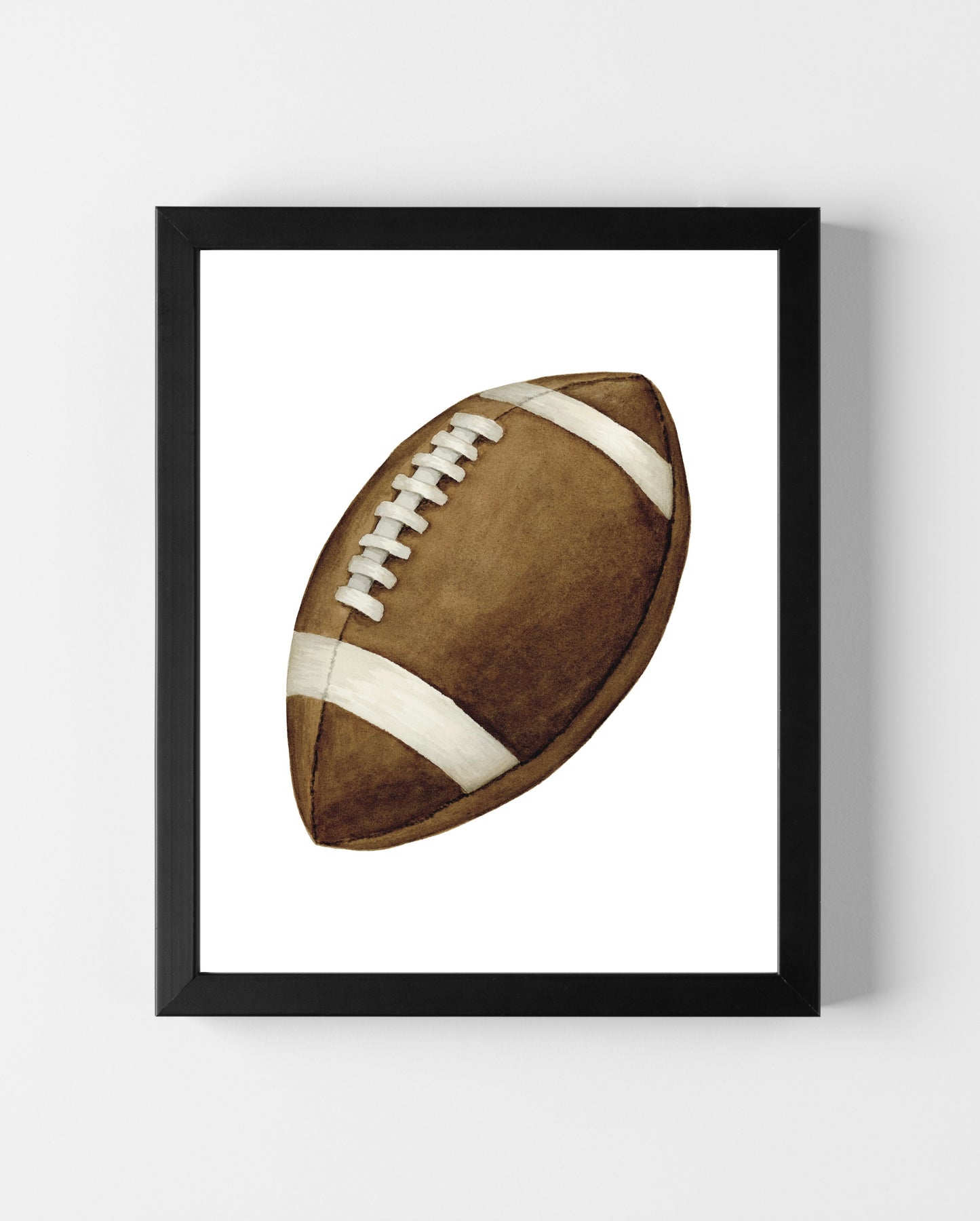 Sports Watercolor Print - Football