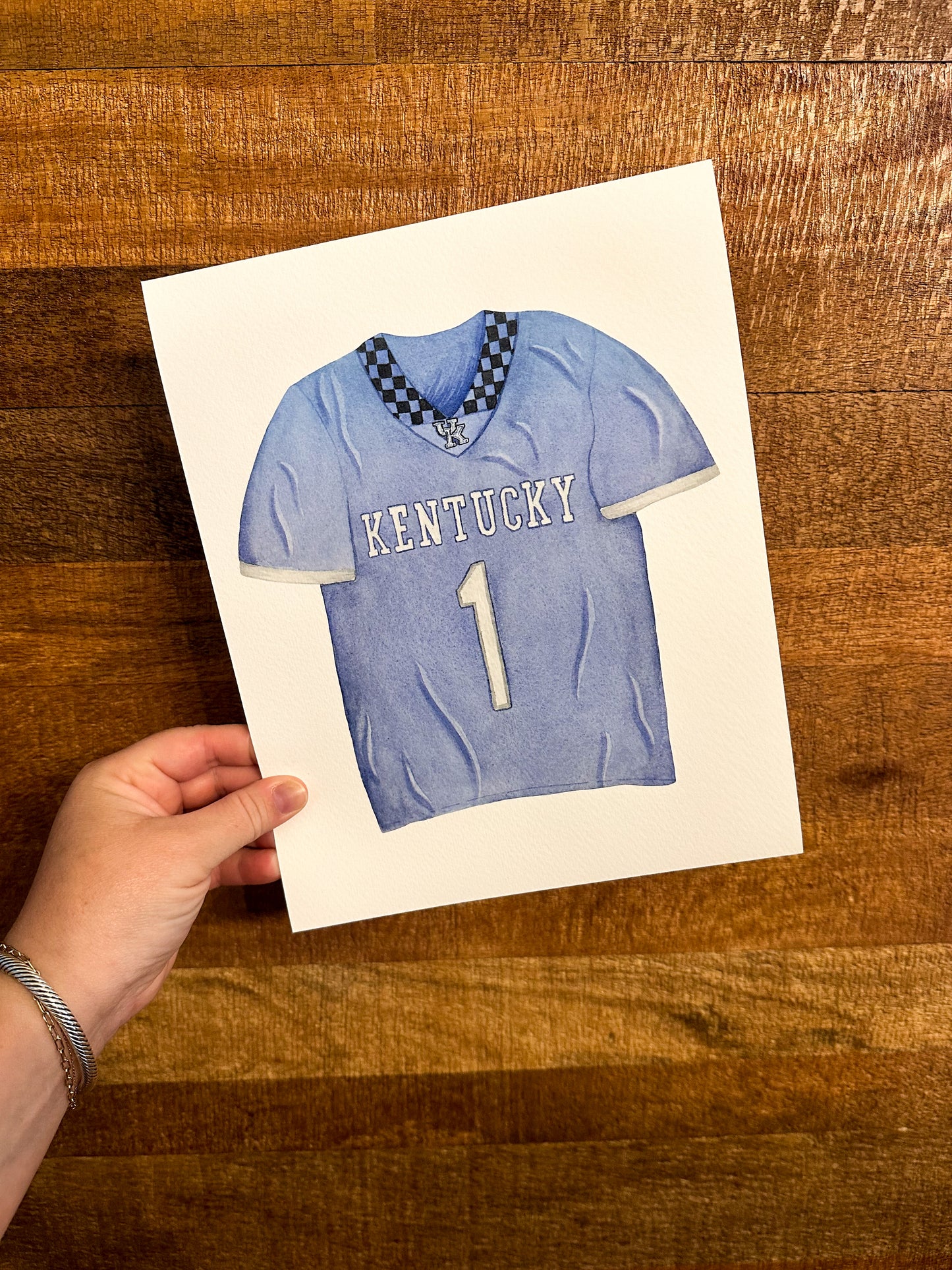 Kentucky Football Jersey Print